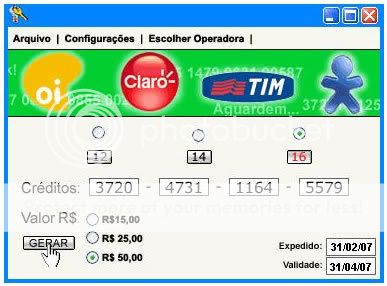 Gerador Créditos